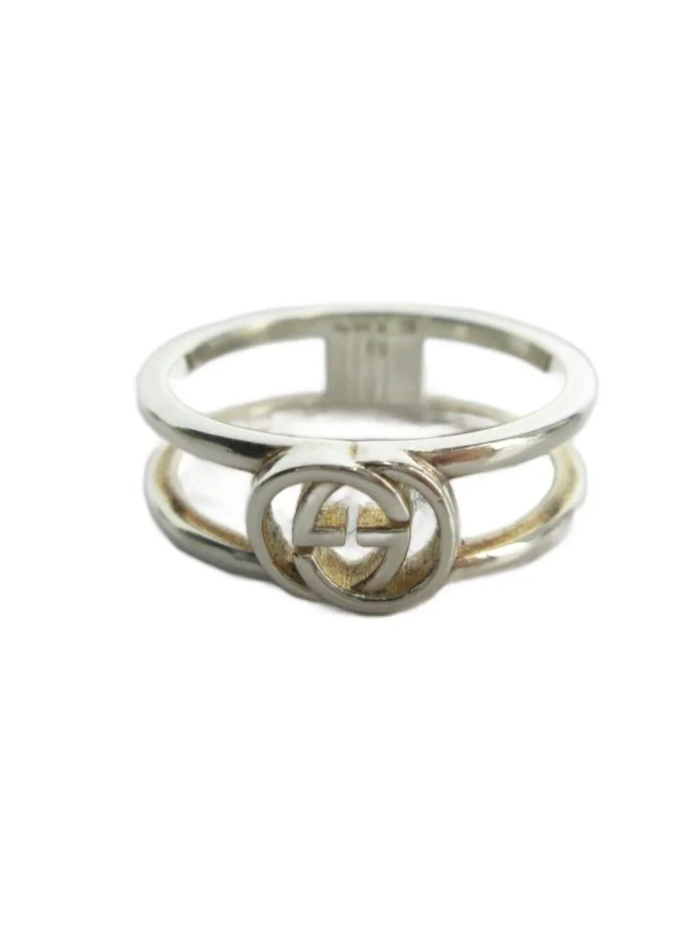 Gucci Ring Interlocking Silver